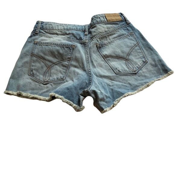 Calvin Klein Jean Shorts Cut Off faded blue Size 28 - Picture 2 of 10